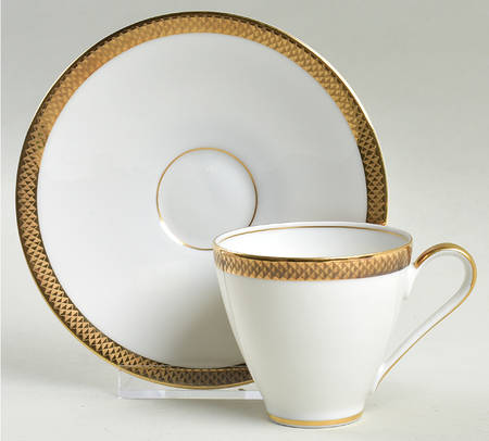 Avante Garde (Bettina) Flat Demitasse Cup & Saucer Set