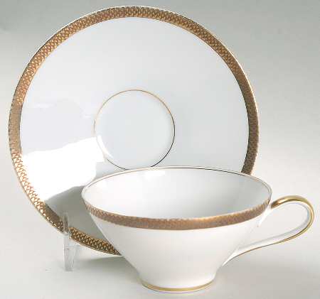 Avante Garde (Bettina) Flat Cup & Saucer Set