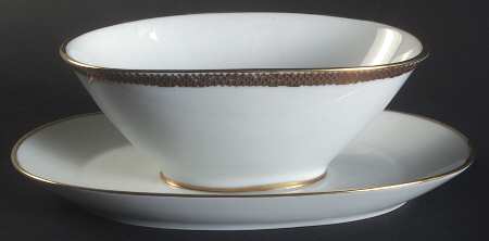 Avante Garde (Bettina) Gravy Boat with Attached Underplate