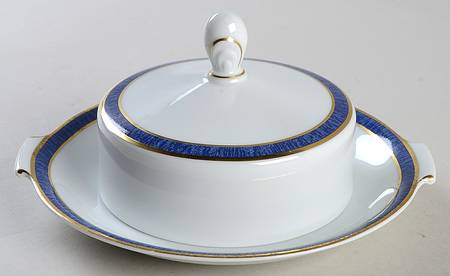 Azur Round Covered Butter