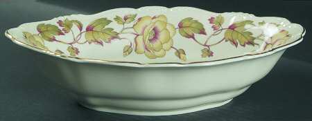 Bacchanale 10" Oval Vegetable Bowl