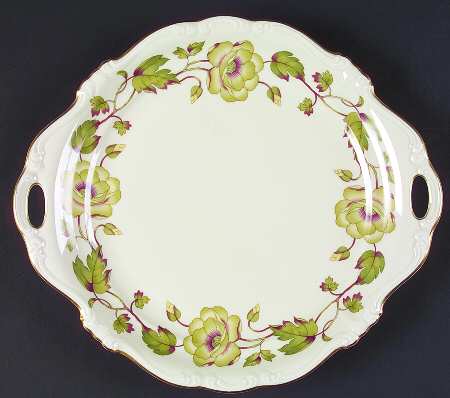 Bacchanale Handled Cake Plate