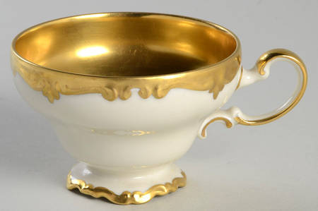 Baroque Gold Footed Demitasse Cup