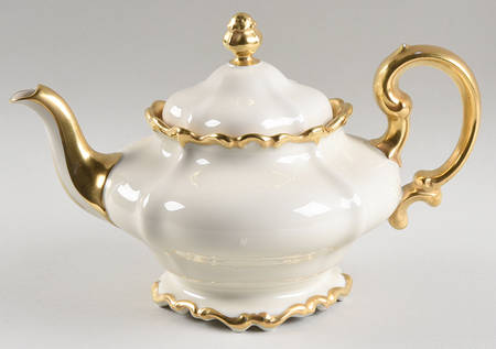Baroque Gold Teapot & Lid