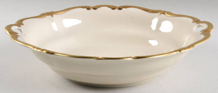 Baroque Gold 11" Round Vegetable Bowl