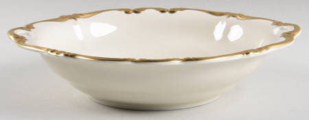 Baroque Gold 10" Round Vegetable Bowl