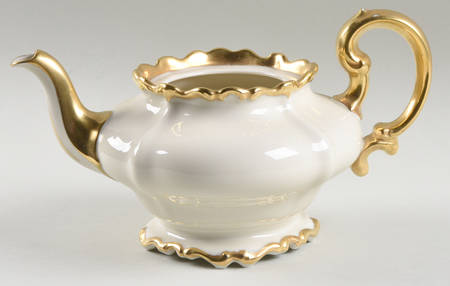 Baroque Gold Teapot No Lid