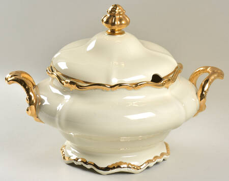 Baroque Gold Tureen & Lid