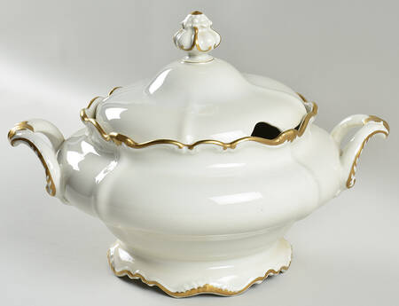 Baroque Gold Tureen & Lid