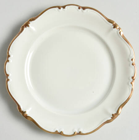 Baroque Gold Dessert/Pie Plate
