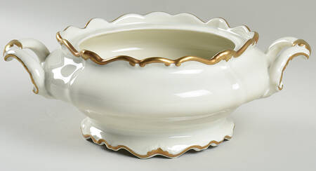Baroque Gold Round Vegetable No Lid