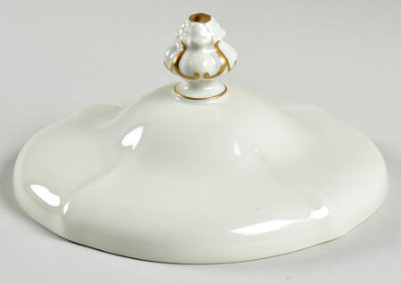 Baroque Gold Lid for Round Vegetable