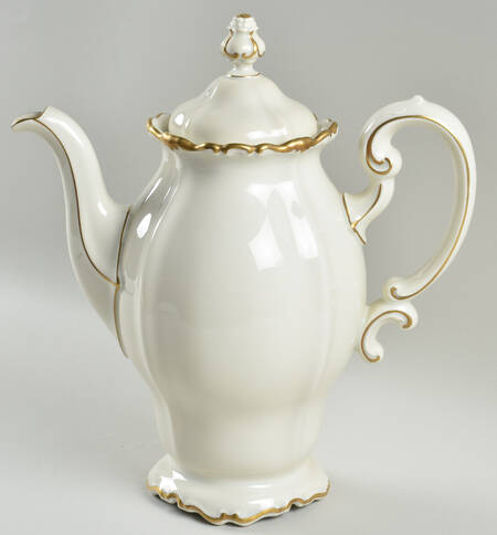 Baroque Gold Coffee Pot & Lid
