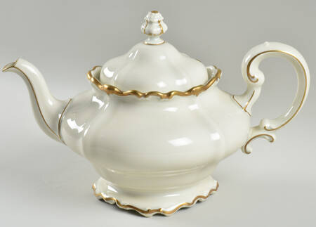 Baroque Gold Teapot & Lid