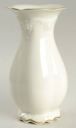 Baroque Gold 8" Vase