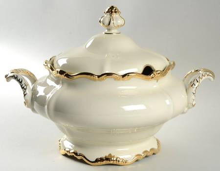 Baroque Gold Tureen &  Lid