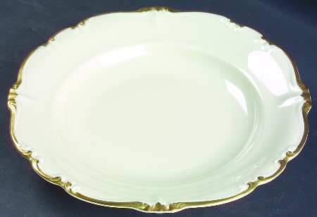 Baroque Gold Rim Soup Bowl