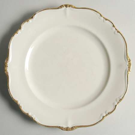 Baroque Gold Large Dinner Plate