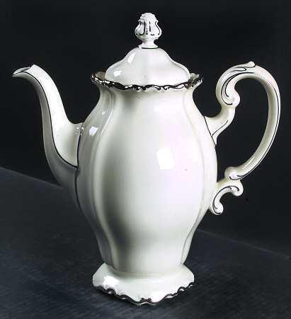 Baroque Platinum Coffee Pot & Lid
