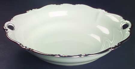 Baroque Platinum 11" Round Vegetable Bowl