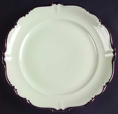Baroque Platinum Salad Plate