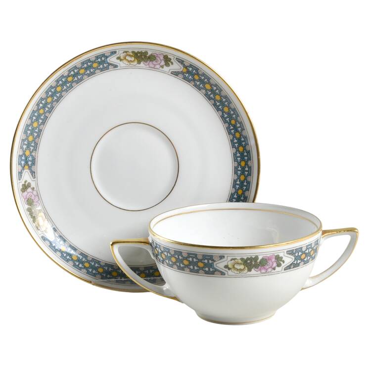 Barrington Flat Bouillon Cup & Saucer