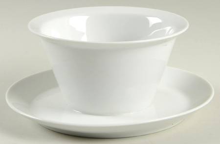 Bellevue Gravy Boat with Attached Underplate