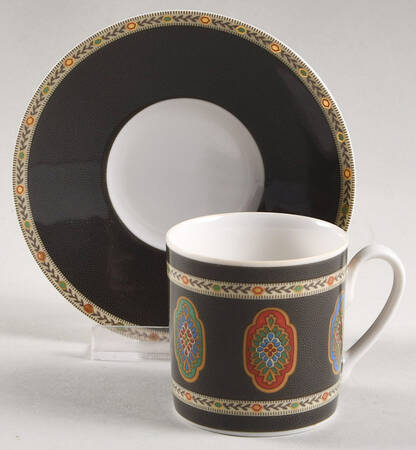 Belgravia Flat Demitasse Cup & Saucer Set