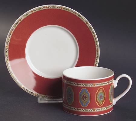Belgravia Flat Cup & Saucer Set