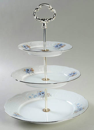 Belvedere (Sanssouci) 3-Tiered Serving Tray (DP, SP, BB)