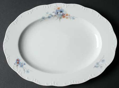 Belvedere (Monbijou Shape) 11" Oval Serving Platter