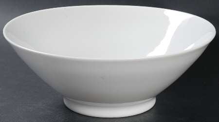 Bettina White 8" Round Vegetable Bowl