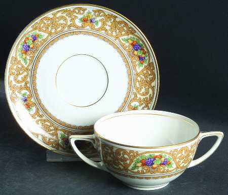 The Beverly Flat Bouillon Cup & Saucer