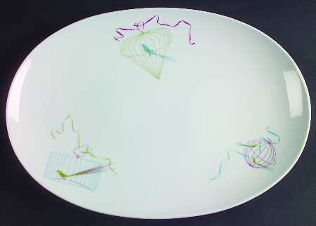 Bird Cage 13" Oval Serving Platter
