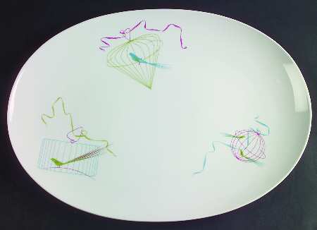 Bird Cage 15" Oval Serving Platter