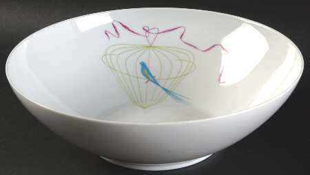 Bird Cage 8" Round Vegetable Bowl