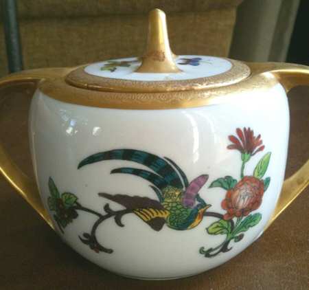 Bird of Paradise Sugar Bowl & Lid