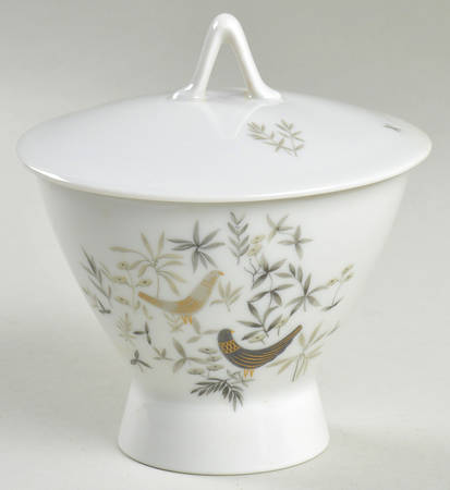 Birds On Trees Sugar Bowl & Lid