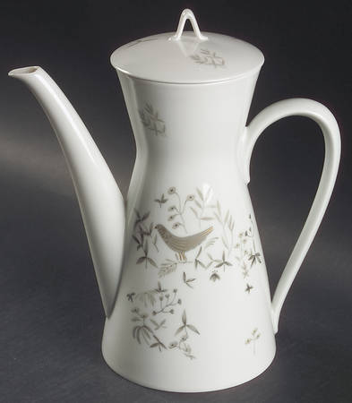 Birds On Trees Coffee Pot & Lid