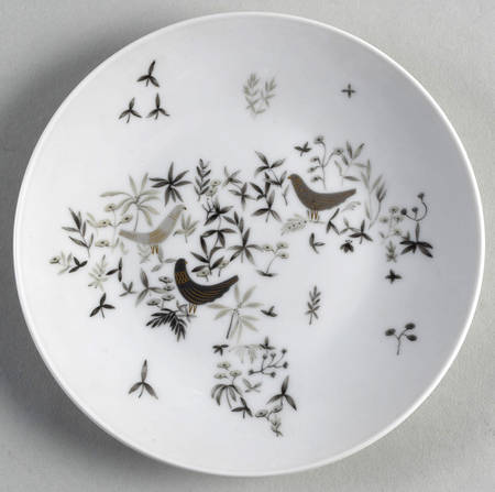 Birds On Trees Bread & Butter Plate