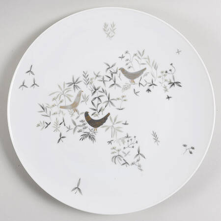 Birds On Trees 11" Chop Plate (Round Platter)