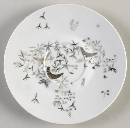 Birds On Trees Saucer for Footed Cream Soup Bowl