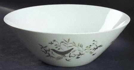 Birds On Trees 9" Round Vegetable Bowl