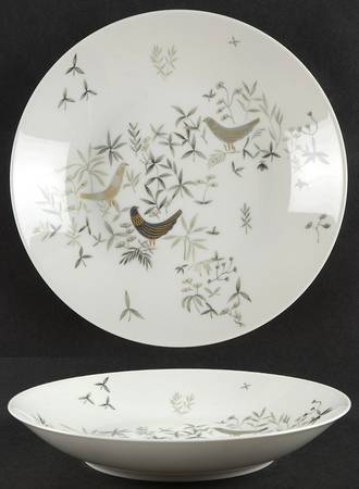 Birds On Trees Large Coupe Soup Bowl
