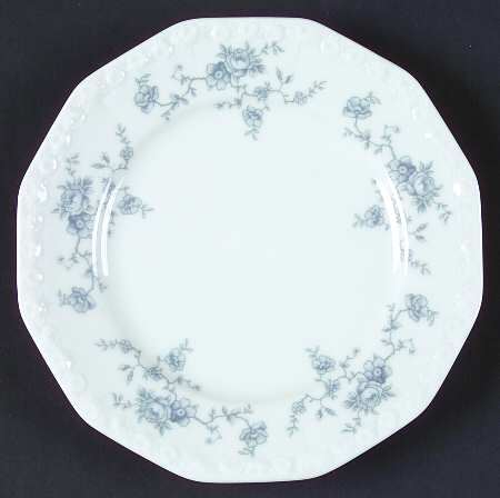 Blue Bouquet Bread & Butter Plate