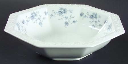 Blue Bouquet 9" Round Vegetable Bowl