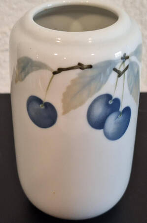 Blue Cherry (No Trim) 4" Vase