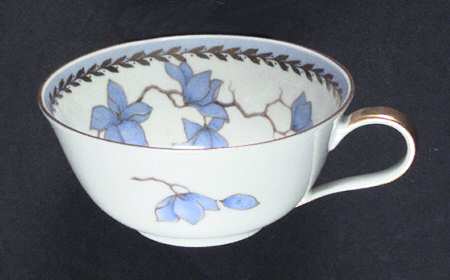 Blue Danube (White) Flat Cup