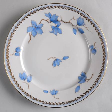 Blue Danube (White) Salad Plate