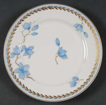 Blue Danube (White) Bread & Butter Plate